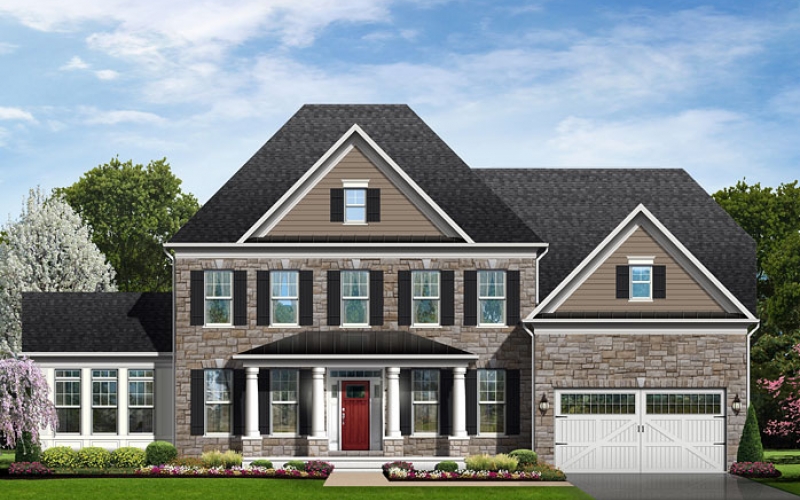 Amherst model elevation 3