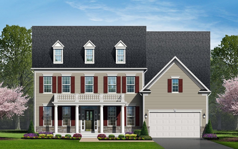 Warrenton Model, Elevation 1